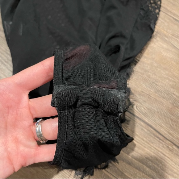 Nasty Gal | Such a Mesh Black Bodysuit in Black - Picture 6 of 10